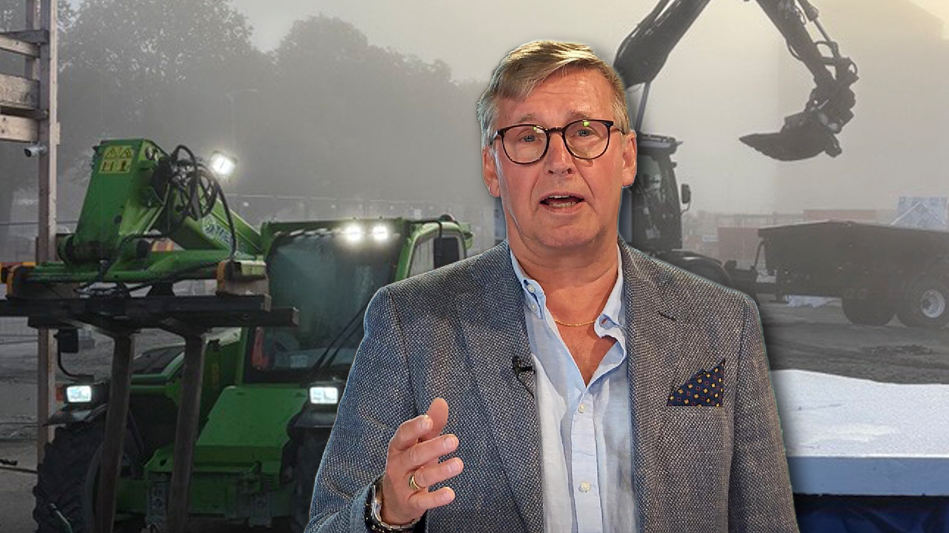 Per Erik Österlund, expert på upphandling av elektriska, utsläppsfria maskiner